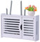 Schweberegale Router-Regal TV-Set-Top-Box Wireless-Router-Rack WiFi-Aufbewahrungsbox WLAN-Router-Regal Zum Aufhängen An Der Wand Regalbox Wi-Fi-Aufbewahrungsbox Zur Abdeckung des Routers, Weiß