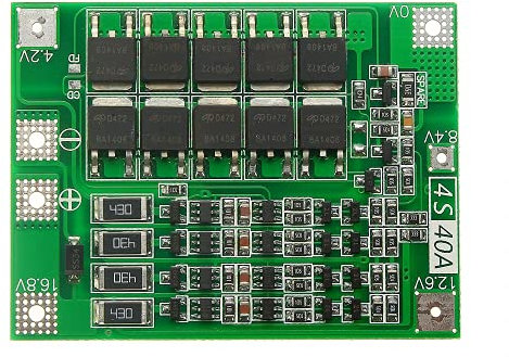 Fasizi 4S 16.8V 40A 18650 Charger PCB BMS Protection Board Li-ion Lithium Battery Charger Lipo Cell Module for Drill Motor with Balancer