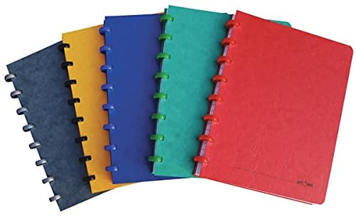 Schrift atoma a5 lijn 144blz karton assorti | 10 stuks