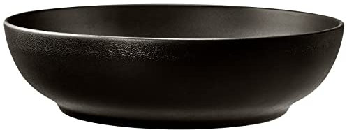 Seltmann 001.764301 Liberty Porzellan Schüssel, 65164 Dekor, Samtschwarz, 2.35 L Kapazität, 6.8cm Höhe, 25.4cm Durchmesser