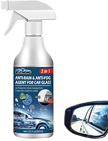 Jeanny Anti Fog Spray Anti Rain Spray For Car Windshield Glasses Swimming Goggles Motorbike Helmet Visor Prevent Fogging And Improve Driving Visibility 60ml