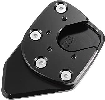 A ABSOPRO Motorrad Ständer Fuß Seitenständer Aluminium Motorradständer Seitenverlängerung Pad für Honda XADV750 NC750X Schwarz