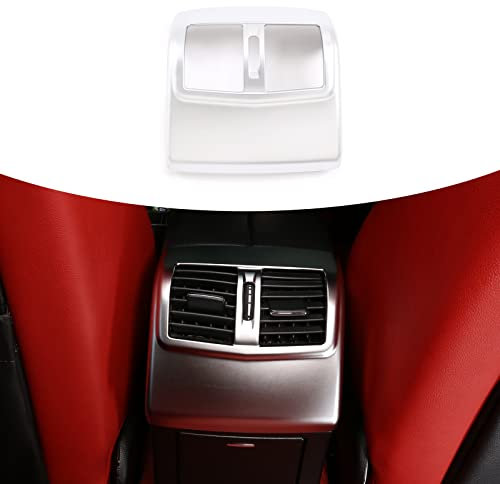 JORAsa Air Condition Vent Outlet Cover Trim Protector Innenausstattung kompatibel für Mercedes Benz E-Klasse W212 W207 2012-2015 (Silber)