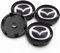 DOCHKA Nabenkappen Felgen Kappen Felgendeckel Radkappen Radnabendeckel Nabendeckel Felgenkappen für Mazda 2 3 6 MX-5 MX-30 CX-3 CX-8 CX-9, 4 X 60mm,A