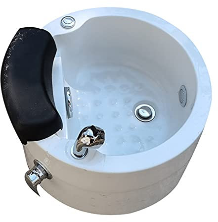 MOLVUS Portable Nail Salon Acrylic Foot Basin, Pedicure Chair Bowl And Pedicure Spa Bathtub Pedicure Sink Foot Bath Foot Chair Hydro Massage
