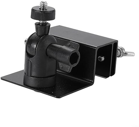 Weatherproof Gutter Mount Bracket, Aluminum Alloy Eaves Rain Gutter Solar Panels Bracket with Screw Adapter for Security Monitoring