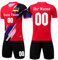 OPUTWDF Trikot Personalisiert Handball Trikot für Kinder Jungen Herren Mädchen - Handball Trikot &Shorts Set mit Namen Nummer Team Logo