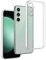 3X Funda Carcasa Gel Transparente para Samsung Galaxy S23 FE, Ultra Fina 0,33mm, Silicona TPU de Alta Resistencia y Flexibilidad