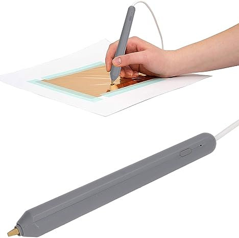 Heißbeheiztes Folienstift-Set stylo chauffant Folienfederkiel mit Metallspitzen in 4 Größen stylo chauffant USB-betriebenes Folienfederstift-Starter-Set, Penne Accessori per macchine stampa