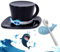 Roffatide Anime Taza de café sombrero cerámica taza de café taza de leche taza de oficina regalo de cumpleaños de Navidad o recuerdo (cuchara + estante de cuchara labun)