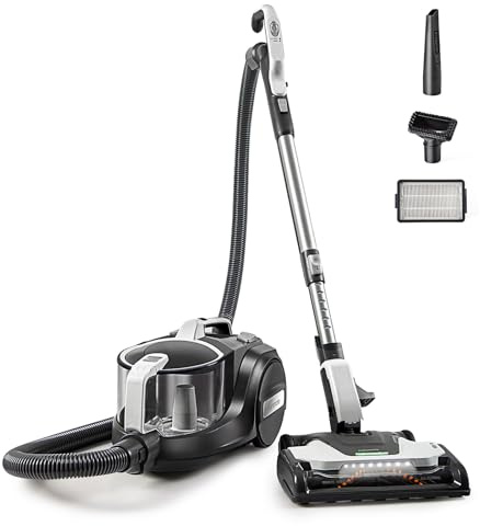 Kenmore DC5070 500 Series Aspirateur sans Sac avec Brosse éliminateur de Poils, Technologie cyclonique à 2 Moteurs, Filtration HEPA et Enrouleur Automatique de Cordon de 7,2 m pour Animaux de
