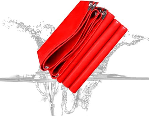FIDSEJEONA Bâche de Étanche 4x8m, Bâche de Protection en Polyéthylène, Bâche Imperméable et Robuste, Résistant À La Déchirure, pour Voiture, Jardin, Pêche, Caravane, Meubles, Sol