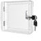 Oniissy Acrylic Thermostat Guard Lockable Ac Lock Box Cover Thermostat on Wall 2 Keys,Wall Mounted Thermostat Cover Box for Restaurants, Wall Ac Panel, School