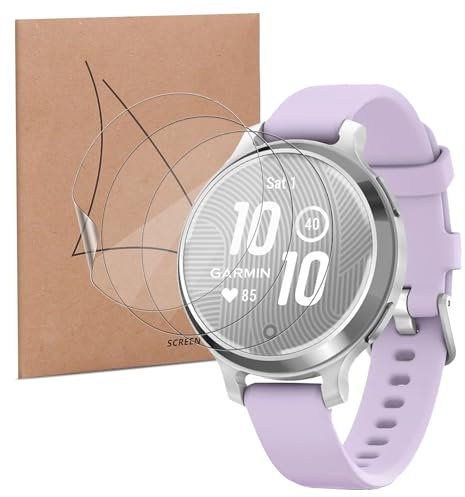 KZIOACSH Screen Protector for Garmin lily 2 classic/Garmin lily 2 Active/Garmin Lily 2, 3 Pack Ultra-thin HD Clear Touch Sensitive Anti-Fingerprint Anti-Oil Self-Healin Screen Protector, NOT GLASS