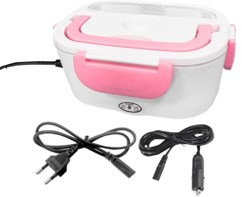 Portapranzo riscaldati - Portapranzo riscaldabile, Portapranzo elettrico | Scaldavivande riscaldato con scaldavivande riscaldato staccabile, scaldavivande portatile in acciaio inossidabile con manigli