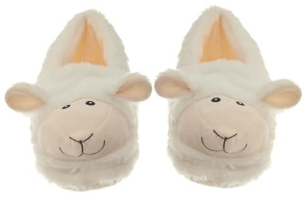 Aroma Home Sherlie Sheep Heatable 3D Novelty Slippers