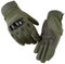 Taktische Handschuhe, Motorradhandschuhe Herren Vollfinger Militär Kampfhandschuhe mit Hartknöchelschutz, Security Handschuhe für Motorrad Motocross Bushcraft Motorrad Jagd (L, Armeegrün)