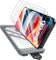 TAURI 4 en 1 Protector Pantalla para iPhone 15, 3 Láminas de Vidrio Templado + 1 Herramienta de InstalacióN Sin Polvo, [Case Friendly] Anti-Rayaduras Anti-Resplandor Sin Polvo Sin Burbujas