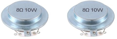 Fnfhsa 2X Altoparlanti Audio Altoparlante Un Vibrazione Piana da 44 mm Altoparlante Un Risonanza 10 W 8 Ohm DIY per Home Theater