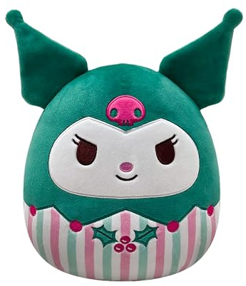 Squishmallows Original Sanrio 8-Inch Holiday 2025 Kuromi | Collectable Cute Plush Toy, Cuddly Toys for Children, Soft Toys, Cute Teddies Suitable for Girls and Boys Ages 3