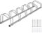 tectake® Fahrradständer Fahrrad, e-Bike, Bike Stand Fahrräder, Fahrrad Ständer, Fahrradhalterung Garage, Fahrradständer Boden oder Wand - für 6X Rad