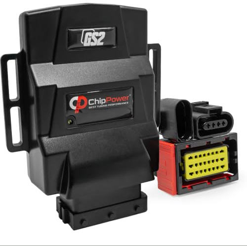 ChipTuning Box GS2 für SLK 200/230 Kompressor 1996-2004 Tuningbox | Bis zu 20% mehr Leistung für Mercedes Einfache Montage ohne Werkzeug keine ECU-Änderung QR-Anleitung Plug&Play