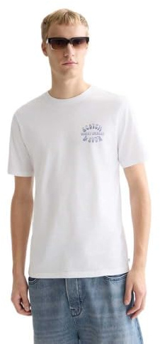 Scotch & Soda Herren Left Chest Artwork T-Shirt T-Shirt (1er Pack)