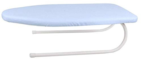 Genérico Tabla de Planchar para Pantalones, Tabla de Planchar de Escritorio Tipo U, de Metal, Estable, con Rayas Azules y Verdes, 783224 cm (Color: Azul, tamaño: 783224 cm)