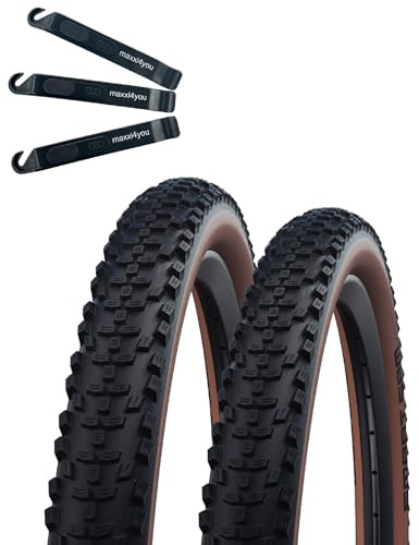 2 x Schwalbe Smart Sam Performance Bronze Skin 57-584 (27,5 x 2,25) inkl. 3 Reifenheber