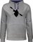 Pullover Herren Frauen Hoodie Kontrast zweifarbig - Wassersport - Kajak - M - Grau meliert/Navy Blau - schwimmen geschenk rudern pulli schwimm hoodies schwimmmotiv damen schwimmer sprüche geschenke