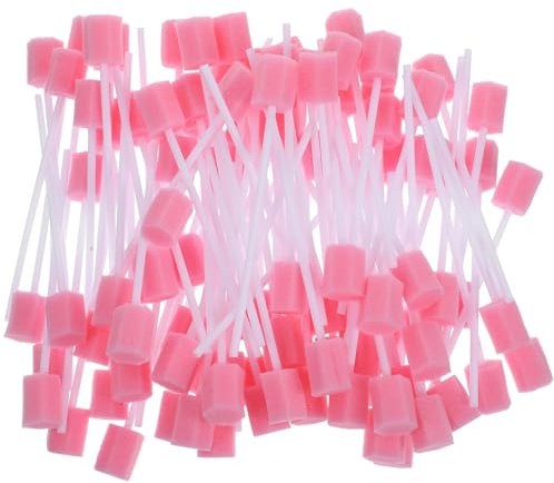 Healifty Lot de 100 jetables pour soins buccaux - Rose