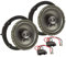 tomzz Audio 4050-000 TA16.5-Pro Lautsprecher Einbau-Set kompatibel mit Skoda Fabia 3 Citigo Octavia Superb Yeti Roomster Kodiaq 165mm Koaxial System