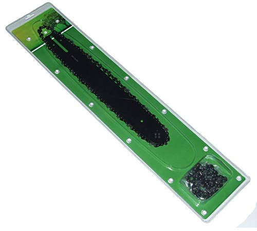 RocwooD Barra guía de 16 pulgadas y 2 cadenas de sierra para motosierra de gasolina McCulloch 335 435 440 441 738