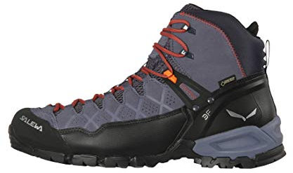 SALEWA MS ALP TRAINER MID GTX, Botas de Senderismo Hombre, Ombre Azul Fluo Orange, 44 EU