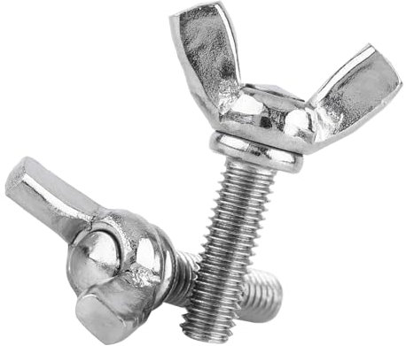 5 Teile/beutel M5 Flügelschraube 304 Edelstahl Maschinenschraube 12mm, 16mm, 20mm, 40mm Flügelschraube Verschluss Repair Tool Maschinenschrauben Sortiment Kit(M5 * 12mm)