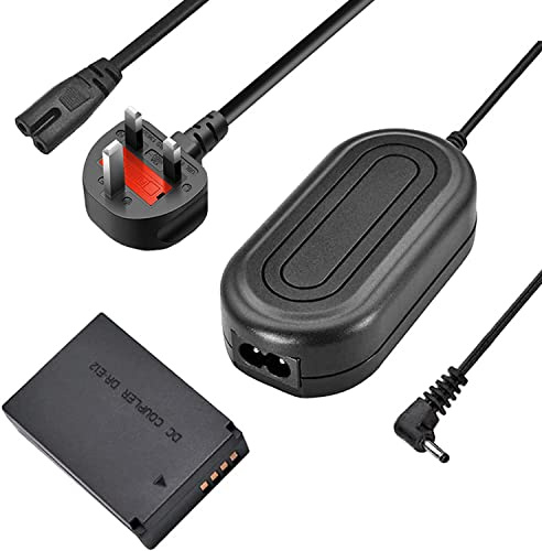 ACK-E12 AC Power Adapter LP-E12 Dummy Battery DR-E12 DC Coupler kit | for Canon EOS M200 M100 M50 Mark II M50 M10 M2 M Kiss M Kiss M2 Mirrorless Digital Cameras.