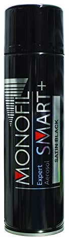 Monofil Satin Black Spray Paint Smart Large 500ml Aerosol