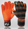 #1 HashtagOne Torwarthandschuhe mit FINGERSAVE - deutsche Markenqualität - Fussball Torwarthandschuhe Erwachsene + Kinder - alle Größen + Farben - Herren Torwarthandschuhe (Orange-Schwarz, 8)