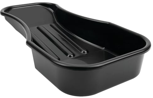 Performance Tool W4073 Narrow Body Low Profile Oil Drain Pan 2.8 Quart Perfect for Motorcycle And Other Small Engines