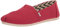 TOMS Alpargata de algodón reciclado, Mocasines Planos Mujer, Rojo, 36 EU