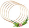 Anvin Metallringe zum Basteln 20cm Gold, Deko ringe zum Aufhängen, Drahtringe zum Basteln, Bastelringe Metall für Wickeltechnik, Traumfänger, Floristik, Hochzeitskranz, Hoops(20cm Roségold 5 Stück)