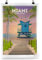 Miami Poster Print Large Poster (A2 420 x 594mm) Unframed