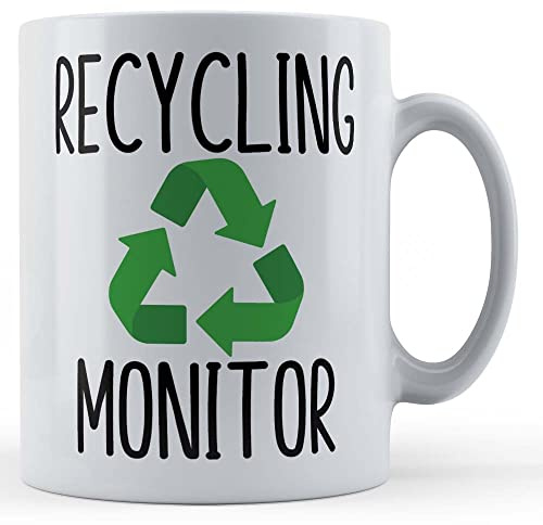 Father Fox - Recycling Monitor - Funny Eco Colleague Gift Mug, Ceramic, 11fl.oz.