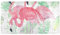 Badewannen Duschmatte,rutschfeste Badewannenmatte,aquarellblatt rosa Flamingo,Badematte für Badewannenmatte Saugnäpfe Badezimmer
