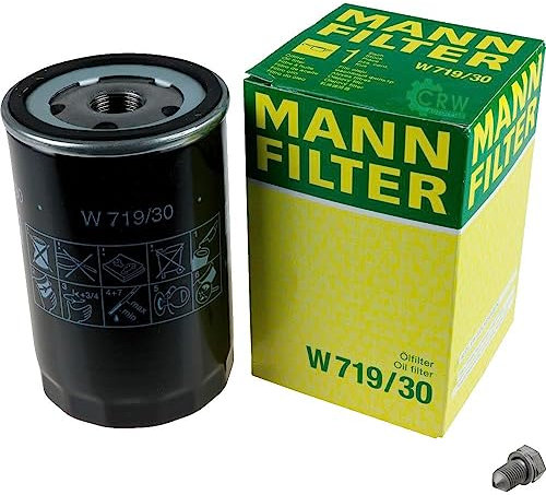 EISENFELS Filter Set erstellt mit MANN-FILTER Ölfilter W 719/30 (10), Verschlussschraube