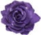 sourcing map 1 Pcs Rose Flower Hair Clips 4 Inch Flower Hair Pins Flower Brooch for Women Hair Accessories Purple