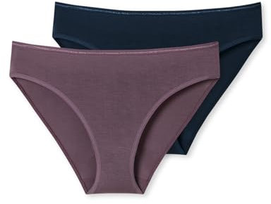 Schiesser Damen 2 Pack Taislip Unterwäsche - Modal Essentials, Sortiert 3_181763, 46