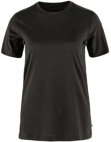 Fjällräven Damen Abisko Day Hike SS T-Shirt, Black, XS
