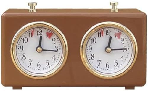 Professionelle Schachuhr Spiel Timer, Mechanische Schachuhr, Schachuhr, Tragbares Schachspiel Timer, Schachuhr Holz Schachuhr