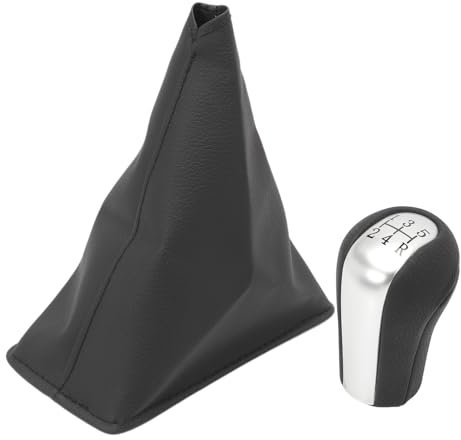 FanPaYY Pomo de la palanca de cambios, bota de polaina de palanca de cambios de 5 velocidades para Toyota Corolla 2007-2013